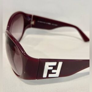 Fendi Cold Insert Vintage Sunglasses; Case Included